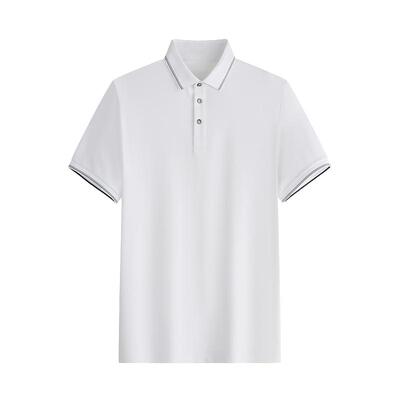 霞湖世家蚕丝凉感polo衫男