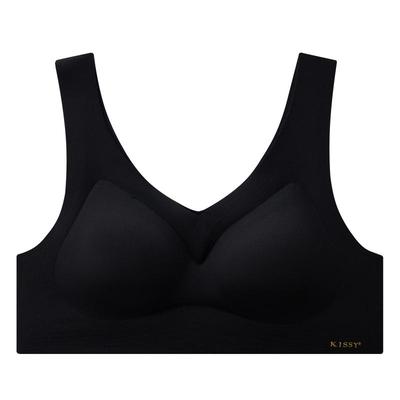 kissy无痕无钢圈透气聚拢文胸