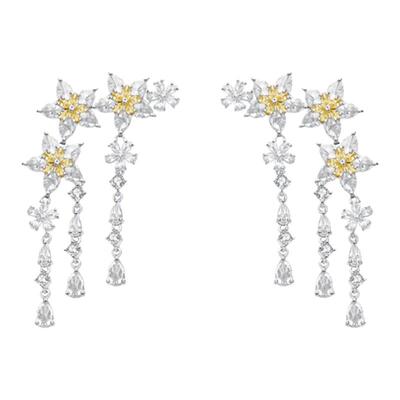 CrayonX璀璨繁花重工流苏耳环