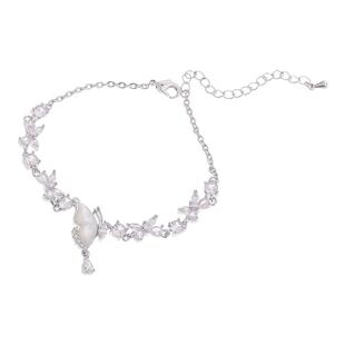 [白蝶逐月】极光白贝玄学能量蝴蝶耳钉蚊香盘耳夹戒指项链轻奢