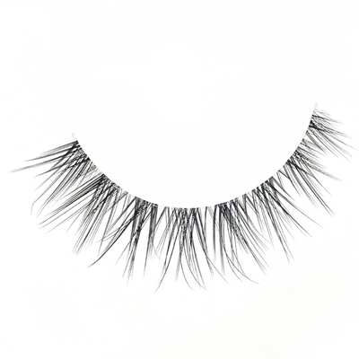 酷吉宝宝超自然卷翘透明梗假睫毛