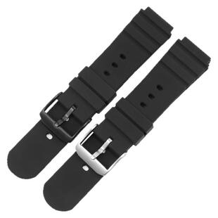 适配卡西欧MWA-100H/-1A/2A/HD黑暗钢铁之心防水硅胶手表带男20mm