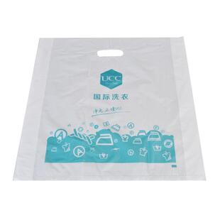新版UCC手提取衣袋干洗包装卷定做洗衣店平口塑料四指袋全国包邮