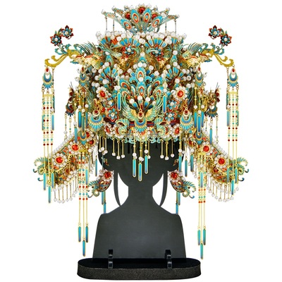 拼酷点翠凤冠系列金属拼装3D拼图