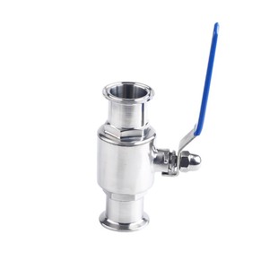 304不锈钢快装球阀卫生级316手动卡盘直通快接卡箍式球阀38 51 25