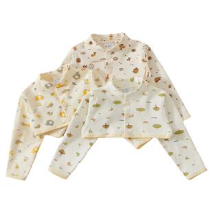 儿童纯棉长袖立领护肩夏季婴童空调房睡觉护脖颈宝宝薄款坎肩睡衣