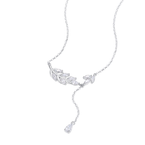 周大生穗穗平安纯银项链女