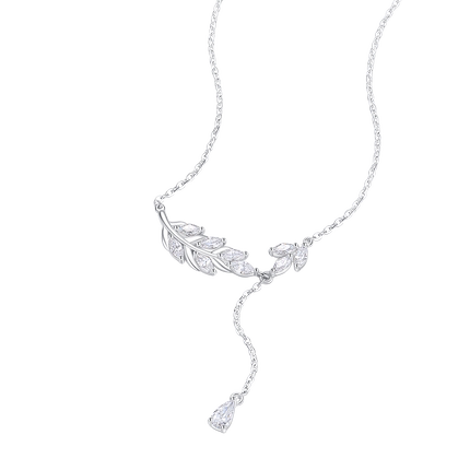 周大生穗穗平安纯银项链女生轻奢