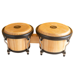 三重吕新款加纳邦哥Bongo邦戈鼓7+9寸牛皮羊皮奥尔夫乐器儿童手鼓