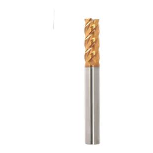 进口70度高硬4刃钨钢平刀超硬模具钢淬火料不锈钢专用立铣刀