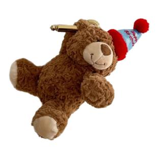 小熊玩偶门把手装饰摆件新年暖居搬家可爱创意生日礼物新年情人节