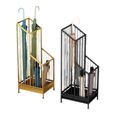 甜娅商用进门收纳雨伞架沥水伞桶