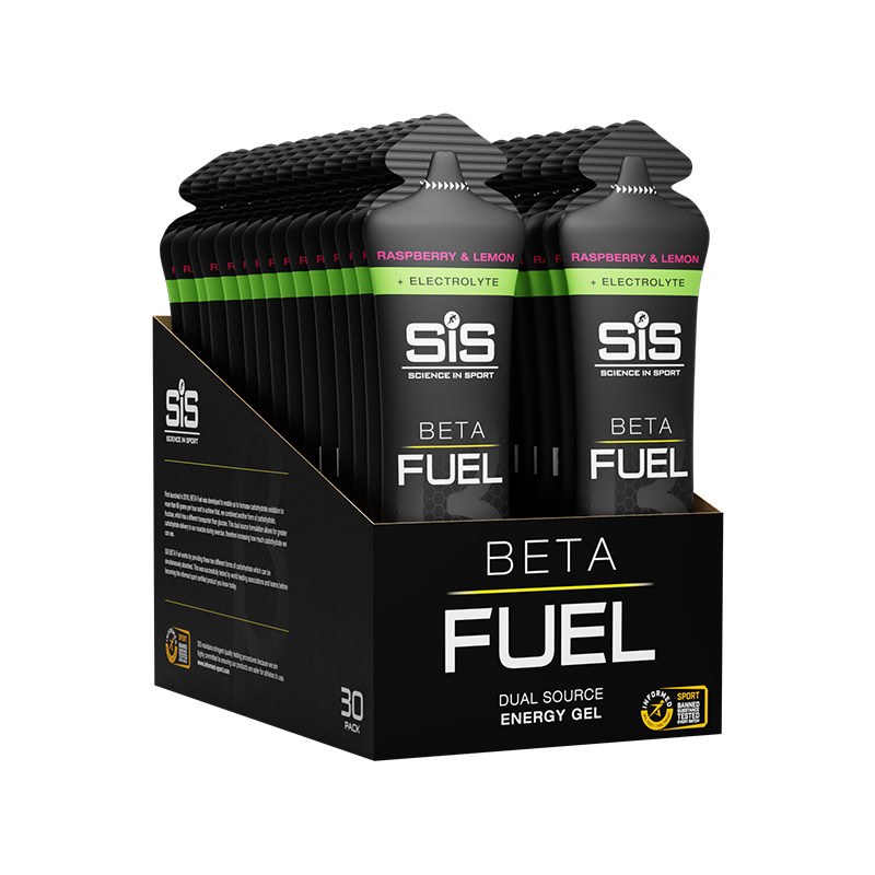 英国进口SiS电解质能量胶BETAFUEL双倍黑胶马拉松骑行运动补充剂