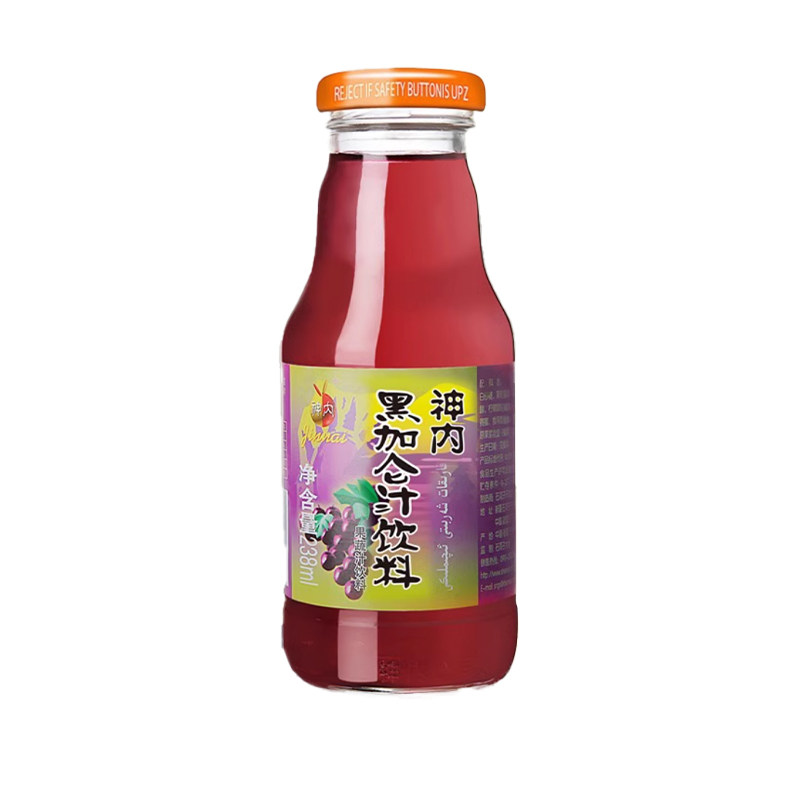 新疆石河子特产神内黑加仑汁238ml饮料果汁非浓缩饮料轻断食果蔬