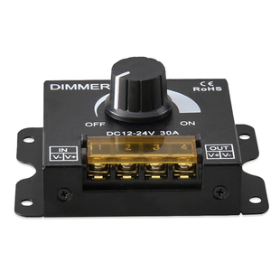 LED软硬灯条灯箱灯带模组12-24V电 调光器亮度调节旋钮开关控制器