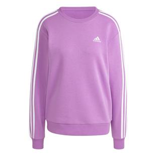 休闲日常三条纹圆领卫衣女装adidas阿迪达斯官方outlets轻运动