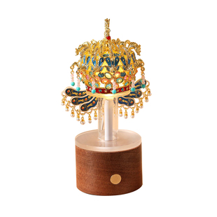 明十三陵博物馆凤冠发光金属冰箱贴定制北京故宫院文创旅游纪念品