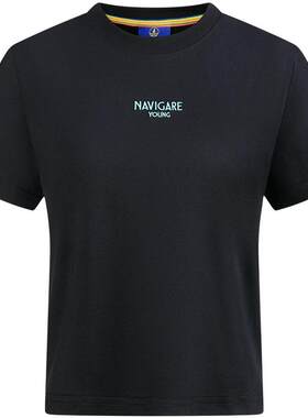 Navigare凉感圆领短袖T恤衫