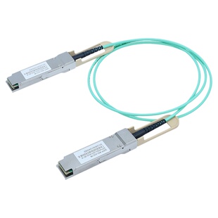 40G高速线缆AOC有源光纤10G/25G/100G万兆多模光纤跳线QSFP/QSFP28堆叠线模块1分4直连线兼容迈络思IB交换机