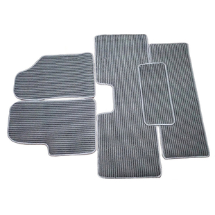 包邮五菱宏光V荣光V专车专用可单买亚麻绒面提花胶布底地毯式脚垫