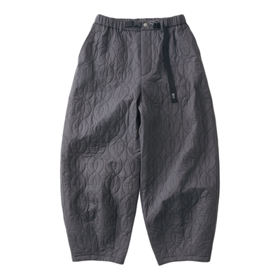 女式绗缝夹棉气球裤保暖长裤