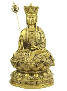 纯铜佛像地藏王菩萨娑婆三圣