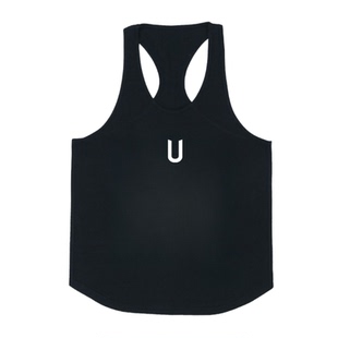 肌肉工字背心健身衣跑步撸铁上衣运动服宽松训练服男弹力透气