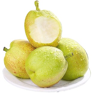 砀山青梨安徽新鲜水果正宗当季皇冠翠玉梨时令9斤整箱青皮梨梨子