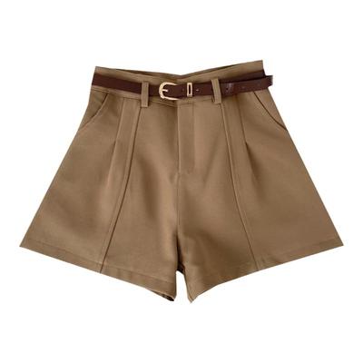 0休闲裤时尚百搭纯色西装配皮带