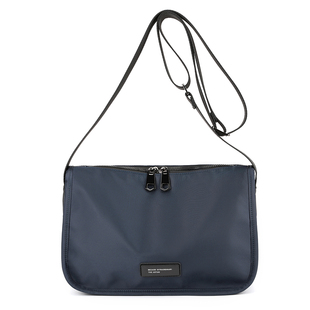 休闲斜挎包男单肩小背包牛津布防水通勤邮差包男生小挎包简约时尚