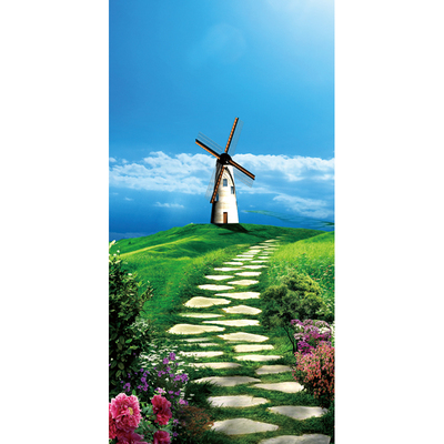 玄关过道防水壁纸客厅墙贴画定制