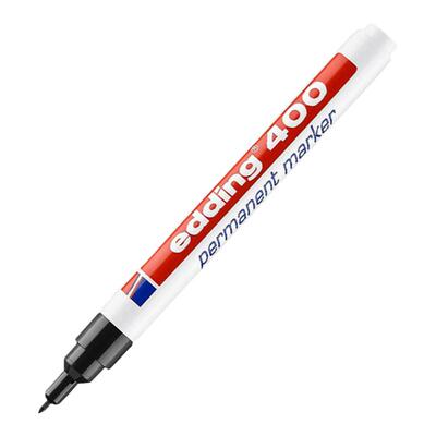 油性马克笔记号笔edding防水黑色