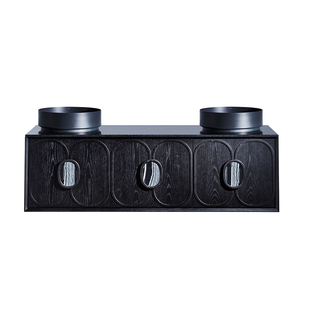 美式橡木浴室柜组合中古风卫生间洗漱台洗手台盆柜双盆卫浴柜定制