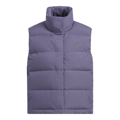 Adidas/阿迪达斯正品2025女士休闲户外宽松保暖羽绒马甲KQ5534