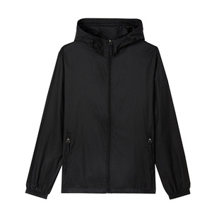 GANT/甘特秋季男士户外休闲短款外套抽绳连帽轻薄阻风百搭夹克衫