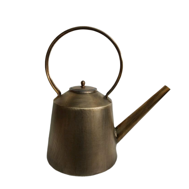 黄铜复古手工茶壶火锅装饰添水壶