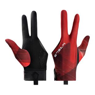 职业台球手套男女高档薄款防滑三指桌球手套中八美式九球专用手套