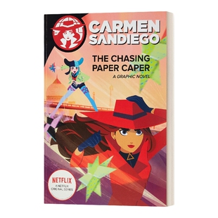 英文原版 The Chasing Paper Caper Graphic Novel 神偷卡门3 电影漫画故事图画书 Netflex剧 英文版 进口英语原版书籍儿童图书