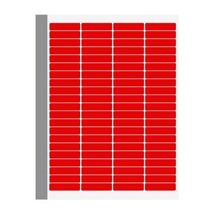 彩虹贴纸作业分类A4彩色标签贴纸名字贴上课分组标识粘贴纸定制班级教师必备班主任管理神器收作业本记号定制