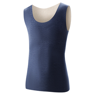 保暖背心男士羊绒蚕丝圆领上衣