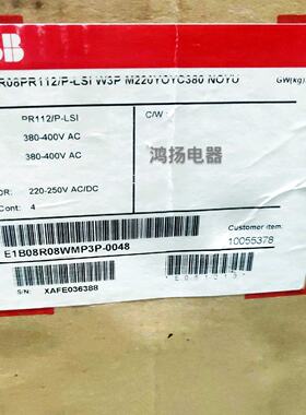 议价ABB SACE E1B 08 E1B08R PR112/PLSI W3P