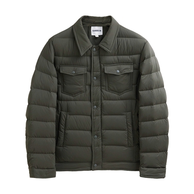 轻盈保暖白鹅绒填充短款羽绒外套