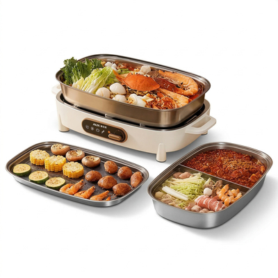 【一锅5味】烤肉/火锅/烤鱼/烙饼