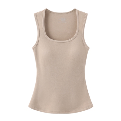 【德绒发热背心】带胸垫修身保暖