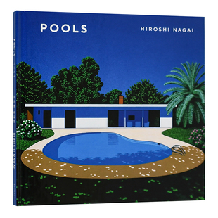 【预售】永井博作品集：POOLS 插画大师泳池主题插画集 复刊ドットコム出版 日文原版进口艺术绘画画册书籍