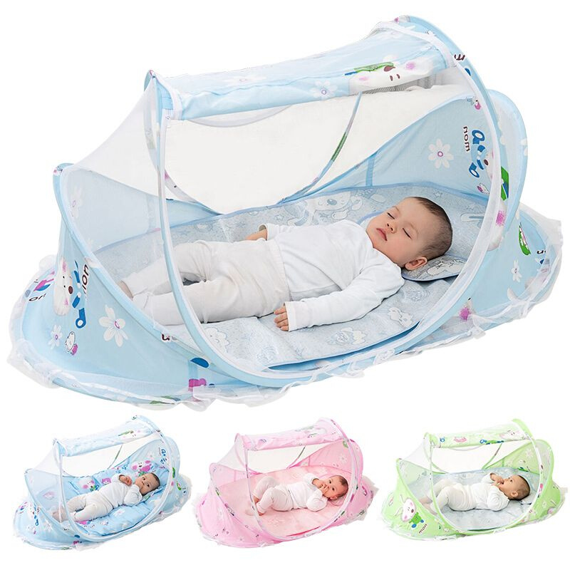 可折叠婴儿蚊帐蒙古包全罩式男女宝宝小床通用防蚊罩儿童蚊帐罩子