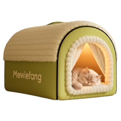 猫窝冬加厚冬季保暖封闭式猫房子