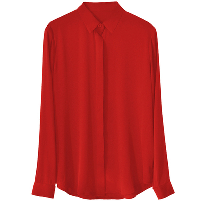 显瘦衬衣女宽松微胖mm