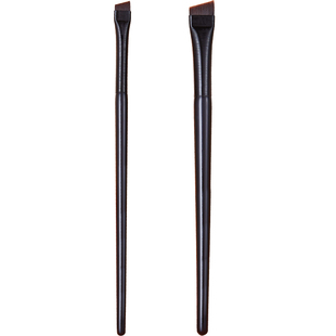 卧蚕刷扁平头提亮笔刷刀锋眼线膏刷超薄斜角下至眼部极细节化妆刷