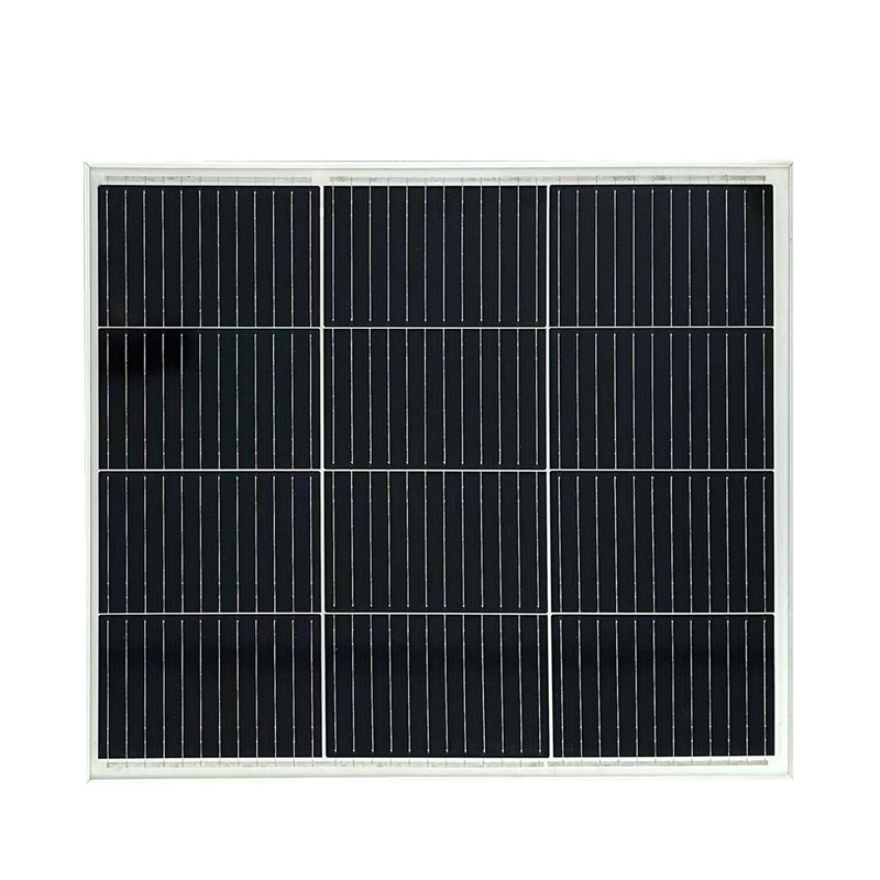 单晶硅太阳能板5V20W电池板6V30W家用50W发电板80W100W光伏充电板